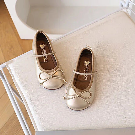 Children Flats Spring Summer Autumn Kids Shoes Girls Oxfords School Gold Silver Toddler Soft Pu Leather Shoes For Girl