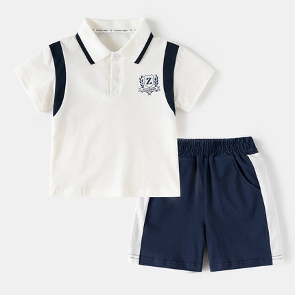 Baby boy's  short-sleeved summer Sports set  boys' summer wear Clothing thin and casual sports clothings