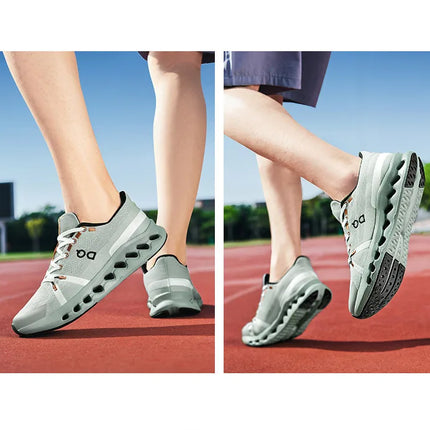 Men's Running Shoes Breathable Lightweight Comfortable Soft Bottom Casual Sports Sneakers Fashionable Shock Absorption