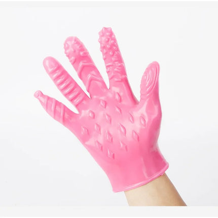 Large Textured Finger Sleeve Adult Sensual Toy Firm Design Powerful Stimulation for Couples Play SM Bondage Gear for Him
