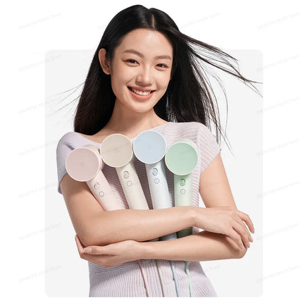 New MIJIA High-Speed Hair Dryer,110000rpm,62m/s Powerful airflow,8 Airflow Mode,347g 4 Color,CN Version With Adapter 220V