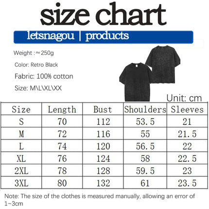 Japanese Anime Nana Osaki Print Vintage Washed T-shirt Harajuku Streetwear Graphic T-Shirt Summer Short Sleeve Cotton T-shirt