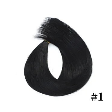 Women Human Hair Extension 7Pcs Clip In Remy Hair Weft 100% Human Hair Extensions For Lady 12''-26'' Natural Clips Hairpieces