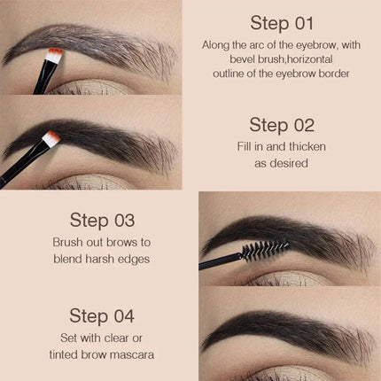 4 Colors Professional Eyelash Eyebrow Dye Tint DIY Fast Tint Waterproof Long Last Natural Semi Permanent Eyebrow Coloring Cream