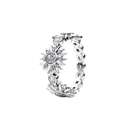 Hot Selling New 925 Silver,Heart-shaped,Snake Shaped,Snowflake Ring suitable for European Women' Holiday Gifts,Exquisite Jewelry