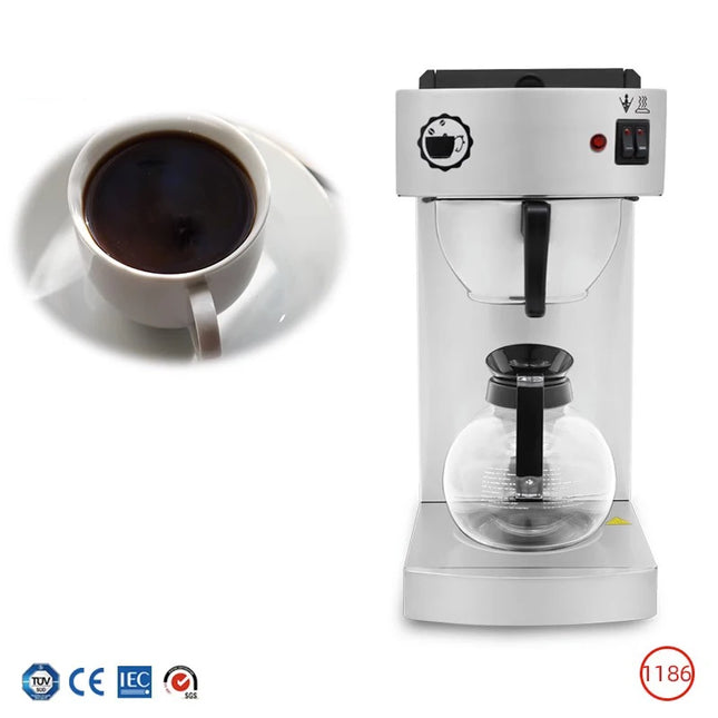 Fully automatic American coffee machine Drip tea maker Commercial Hong Kong-style milk tea extraction machine drip filter machine