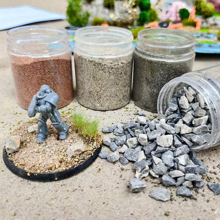 140ML Miniature Gravel Stone Micro Gravel Ground Rock Natural For DIY Sand Table Scene Garden Railway Train Road Paving Material