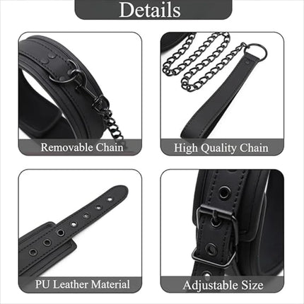 Bondage Toys BDSM Sex Restrsaints Erotic Adults Toys Handcuffs Ankle Cuffs Collar Sex Toy Adults Games Sex Leather Ferminino Kit