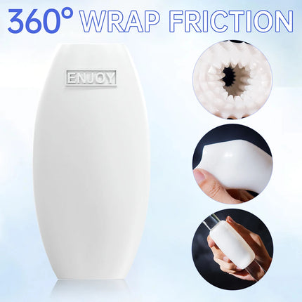Egg Masturbator Male Sensitivity Trainer Soft TPE Stroker Penis Exercise Cup Adult Male Masturbation Cup Erotic Solo Toy for Men