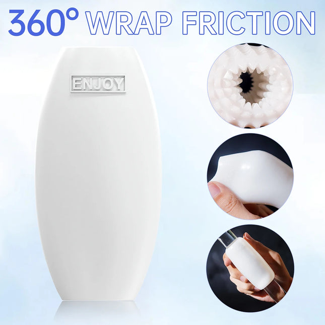 Egg Masturbator Male Sensitivity Trainer Soft TPE Stroker Penis Exercise Cup Adult Male Masturbation Cup Erotic Solo Toy for Men
