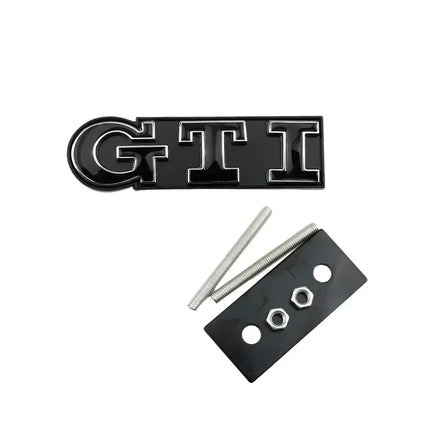 Metal Car Front Grille Emblem Badge for Volkswagen GTI Logo Polo Caddy Golf 4 5 6 8 Jetta Tiguan Touran Passat T-Roc MK3 MK4 MK5