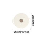 23cm white