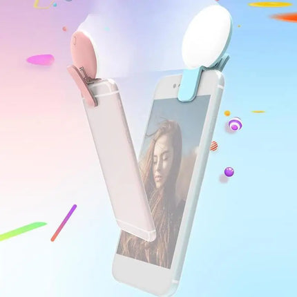 Portable LED Lamp Phone Live Video Beauty Light Universal Mobile Phone Selfie Fill Light USB Charge Photography Clip Fill Light