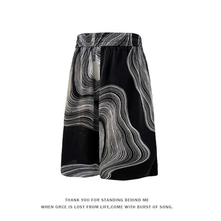 2026 Summer Cool Plus-Size Men's Casual Fashion Quick-Dry Beach Shorts