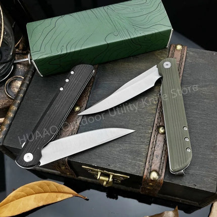 Hot 3810 Pocket Folding Knife 8CR13MOV Blade G10 Handle Portable Survival Knife Sharp Hiking Multipurpose Hunting Outdoor Knife