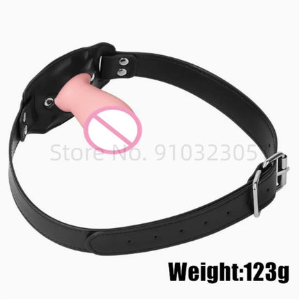 Realistic Pussy/Breast Gag Restraint Sex Toys For Adults Couple Erotic Game Adjustable Strap Bondage BDSM Oral Masturbation Plug