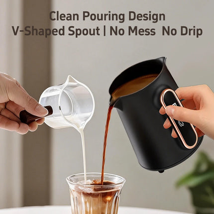 Portable Home Use Coffee Warmer Cup Easy-to-Operate Turkish Coffee Pot Office Coffee Machine for Brewing Tea