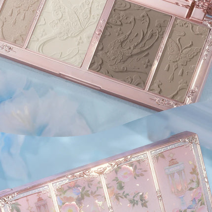 Flower Knows Butterfly Cloud Collar Collection Embossed Highlight & Contour Palette 16g