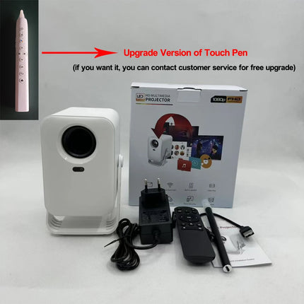 Yinzam HY600 Interactive Protable Projector 300ANSI BT5.0 WiFi Video Projector with Auto Focus Keystone for Meeting Education
