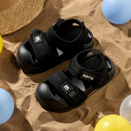 Cheerful Mario Children's Sandals Boys Girls Outdoor Sport Sandals for Kids