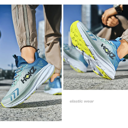Carbon Plate Air Cushion Running Shoes for Men Soft Chunky Sneakers Women Daily Commuting Shoes Outdoor Casual Walking Shoes