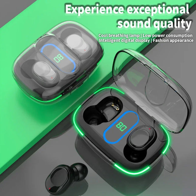 Y90 TWS Bluetooth Earphone 5.3 Wireless Headset IPX7 Waterproof Deep Bass Earbuds True Wireless Stereo Headphone Sport Earphones