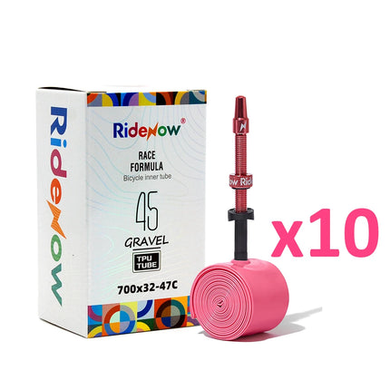 Ridenow External Thread Tube Metal Nozzle Tpu Inner Tube 29Inch 700x32-47c Tube Gravel 45g Bike Tyre MTB Road Bike Inner Tube