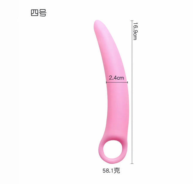 Dual-use Anal Plug Silicone Vaginal Muscle Training Dilator Anal Butt Plug Vaginal Plug Female Vaginal Spasm Male Masturbation
