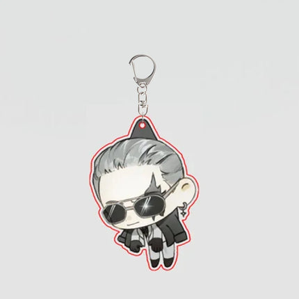 RE9 RE Game Leon Claire Acrylic Keychain Zombie Survival Horror Game Fans Gift Backpack Pendant Anime Cosplay Accessories