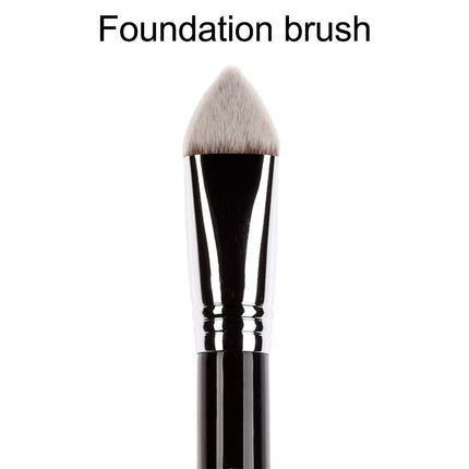 High Quality Makeup Kabuki Foundation Brush Luxury Single Pro Large Slant Triangle Square Tapered Vegan Cosmetic Brushes