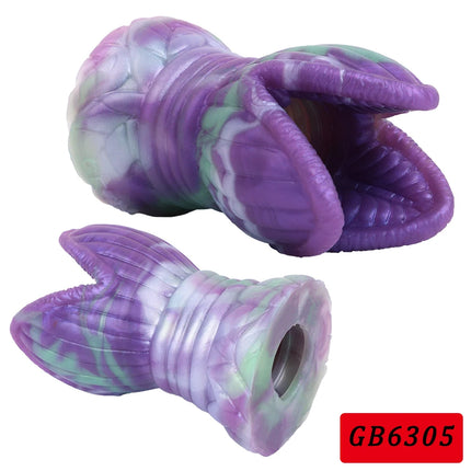 GEEBA Fantasy Red/Blue Dragon Male Masturbator Silicone Adult Men's Onahole Pocket Pussy Realistic Vagina Stroker Men Sex Toys