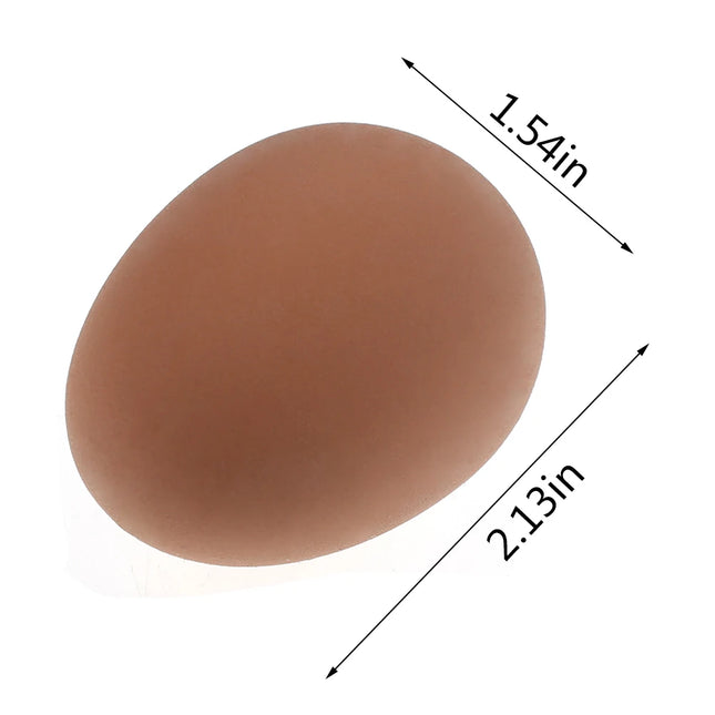 1 Pcs Novelty Bouncy Eggs Realistic Fake Rubber Bouncing Balls Model Farm Chicken Nesting Hen Hatching Egg Pet Toy Prank Joke