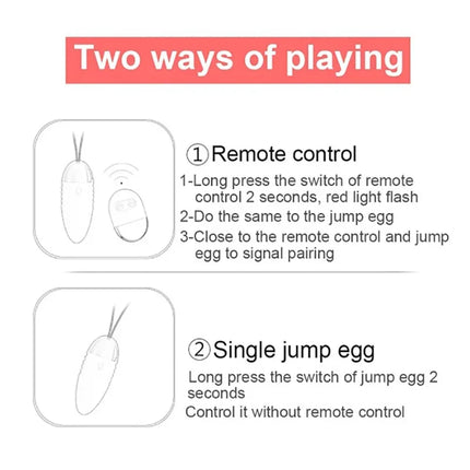 Wireless Jump Egg Vibrator Adult Sex Toys With Wireless Remote Control Waterproof Egg Vibrating Body Massager