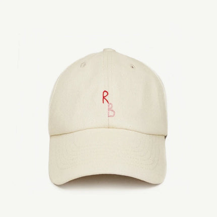 Casual Monogram Cotton Baseball Cap for Men and Women Hand-Dyed Soft Fabric Dad Hat with Hand-Embroidered Letters