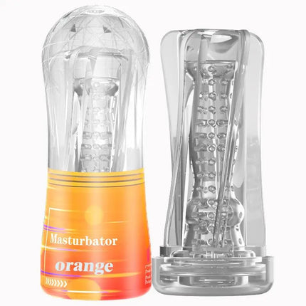 Male Masturbator Cup Soft Pussy Sex Toys Transparent Vagina Adult Endurance Exercise Adult Supplies Pocket Cup For Men