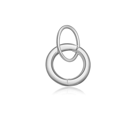 DPLAOPA 925 Sterling Silver 12 Birthstone CZ  Clips Charm Beads Pendant For Necklace And Bracelet 2024 Women Luxury Fine Jewelry