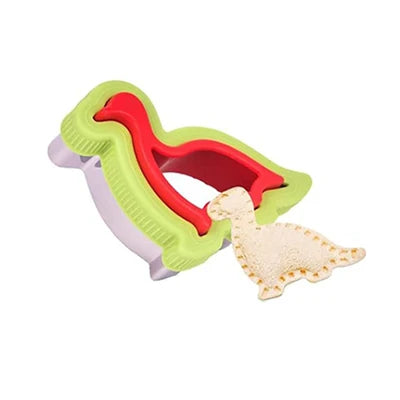 Sandwich Cutter And Sealer Set For Kids Children Food Cookies Bread Toast Maker Mold Fruit Vegetable Cutters Shapes Baking Tools