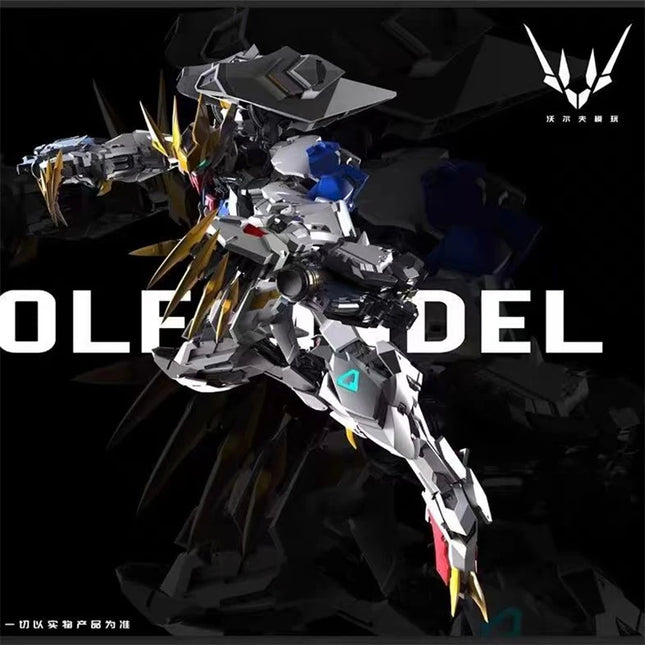 Wolf Model Barbatos Wolf King Form 1/100 Alloy Skeleton Assembled Model Kit Action Figure Model Gift Toy Collectibles