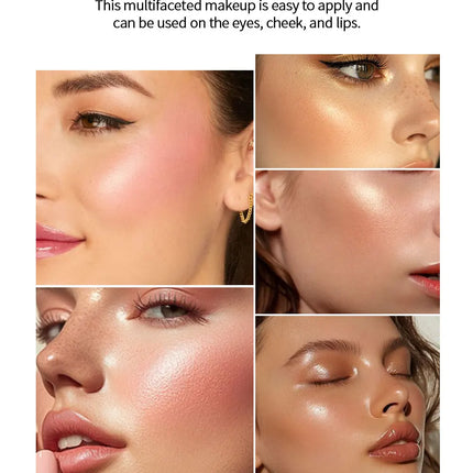 6-color face highlighting and contouring palette in a waterproof and sweatproof formula for music festivals and parties