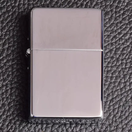 Ultra Thin and Portable Kerosene Lighter Square Head, Personalized Retro Creativity, Old-fashioned Grinding Wheel Windproof