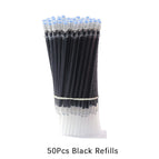 50pcs black refills / 0.35mm