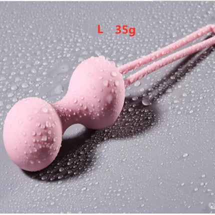 Cheap medical silicone Kegel ball sports tightener ball safety Benwa women's vaginal massager solid ball iron free