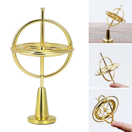 Anti gravity gyroscope development thinking education toy Newton balance physics science ornament metal balance children's gift
