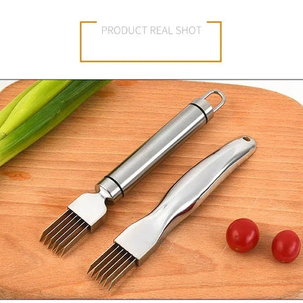 Scallion Cutter Shred Knife Stainless Steel Graters Cutter Knife Scallion Slicer Vegetable Shredders Slicer Kitchen Gadgets