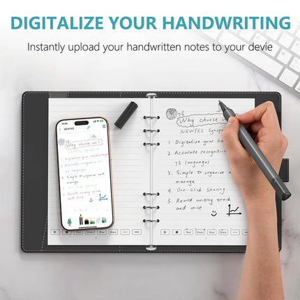 NEWYES SyncPen 4 Smart Pen with Digital Notebook Digital Pen Sync Pen Erasable Gel Pen Bluetooth Wireless OCR with Notepad