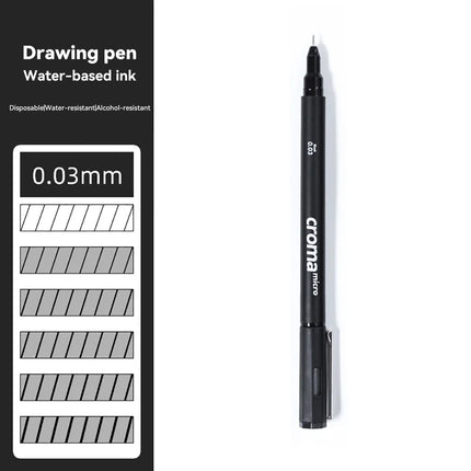 Micron Liner Fineliner Pen 0.05 0.03 0.1 0.5 Brush Tip Black Brown Fineliner Sketching Manga Drawing Pen Color Sketch Stationery