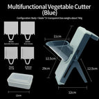 Blue vegetable cutte
