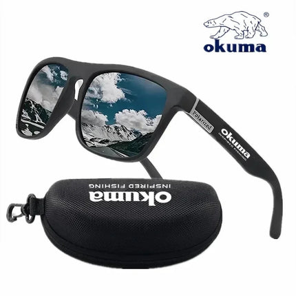 OKUMA Polarized Sunglasses UV400 for Men and Women Outdoor Hunting, Fishing, Cycling, with Optional Glasses