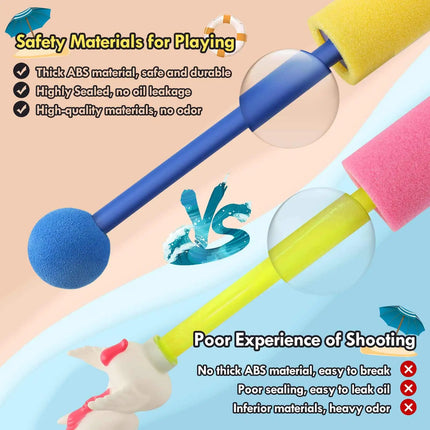 6/12Pcs Water Gun for Kids Super Water Blaster Soaker Gun Foam Squirt Guns Swimming Pool Summer Outdoor Toys Beach Party Games