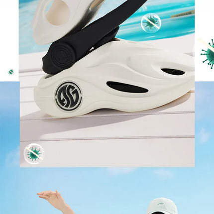 361 Degrees AG Aaron Gordon Whale 2 Men‘s Trendy Slippers Technology Soft Elastic Comfortable Thick Bottom Slippers 672421103